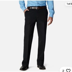 Dockers D2 Flat Front Straight Leg Dress Pants Black